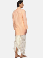 Sethukrishna Men Orange Pure Cotton Kurta with Salwar - Distacart