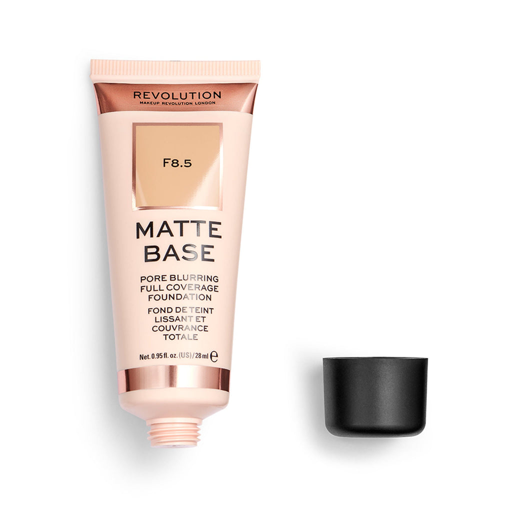 Makeup Revolution Matte Base Foundation - F8.5 - Distacart