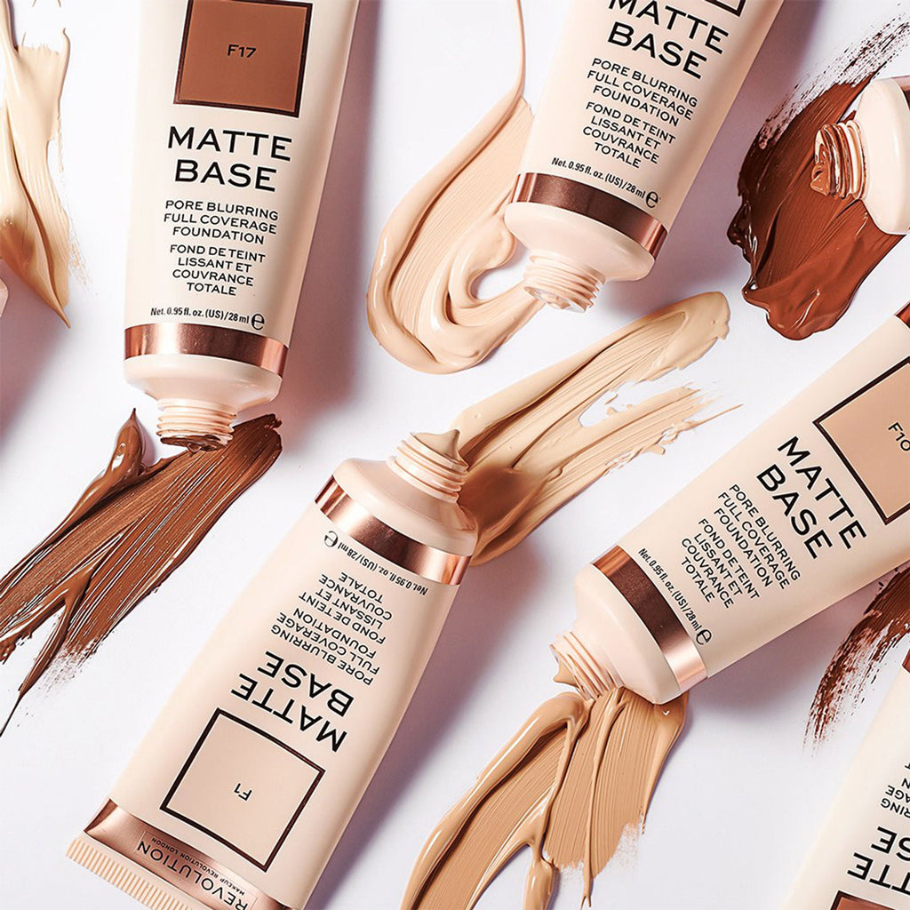 Makeup Revolution Matte Base Foundation - F8.5 - Distacart