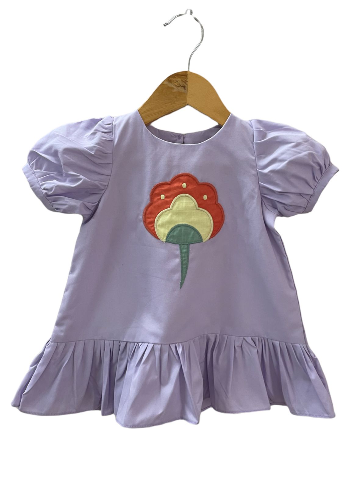 ArthLife Lavender Flower Patch Casual Dress
