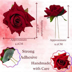 Red Rose Brooches - Distacart