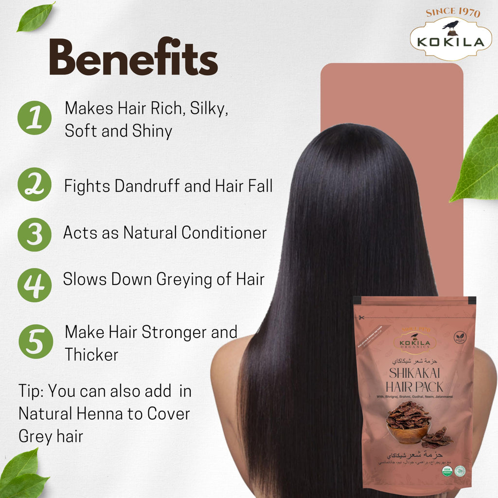 Kokila Pure & Natural Hair Pack Powder Each Pack 200 gm
