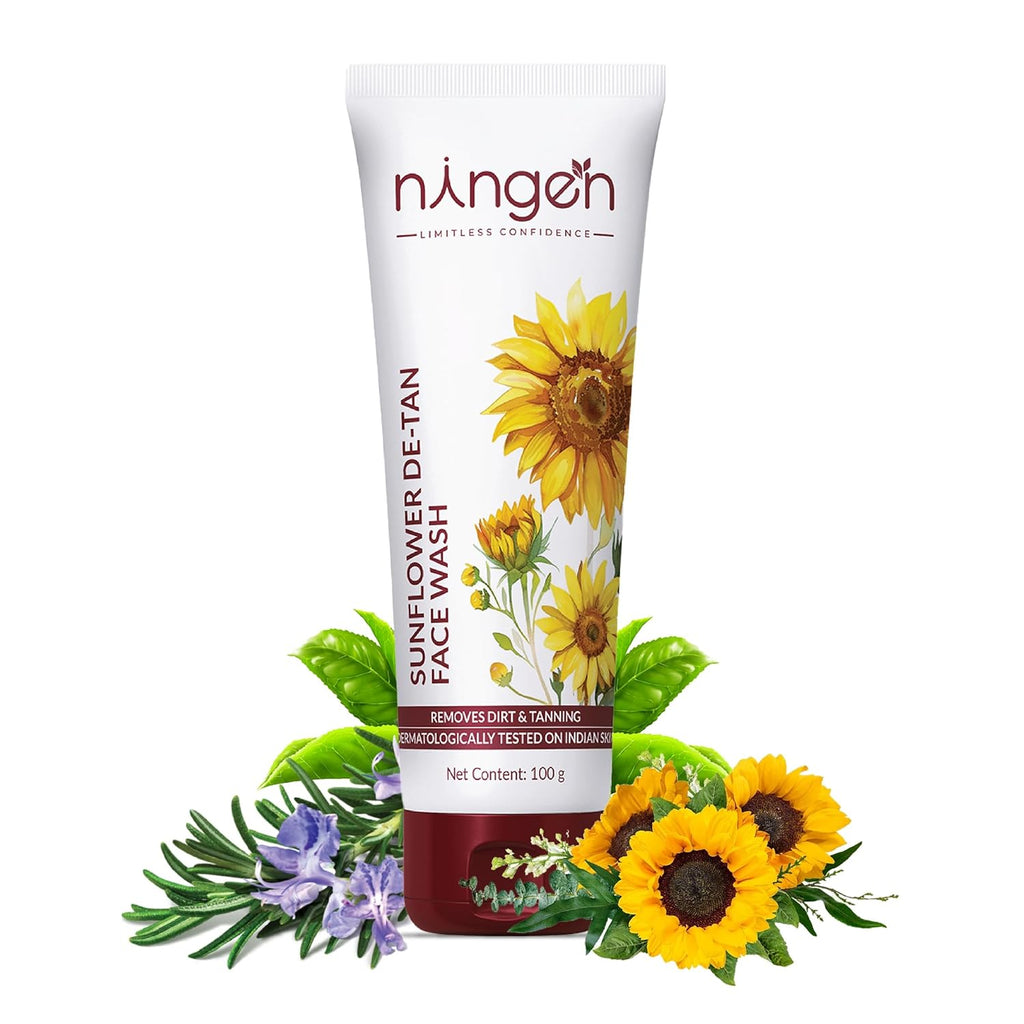 Ningen Sunflower De-Tan Face Wash