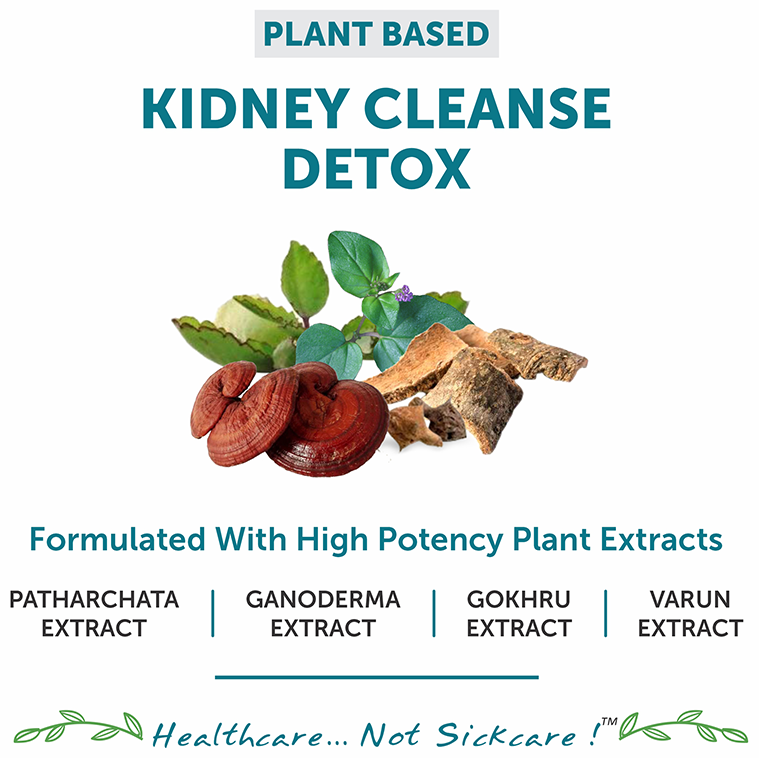 bliss welness kidney detox veg tablet 60 each