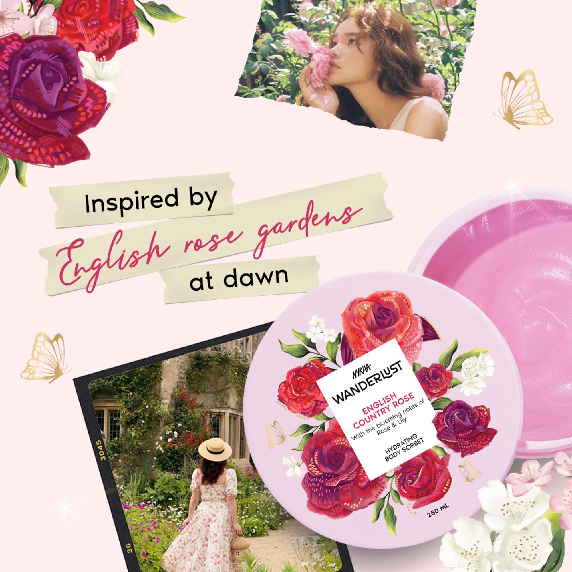 Wanderlust English Country Rose Cloud Gel