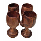 Handmade Sheesham Wooden Glass