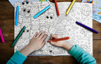 Doodle Colouring for kids - Blue Edition : Kids Colouring book, Colouring book for Toddlers, Fun learning colouring book, Colouring book for young learners