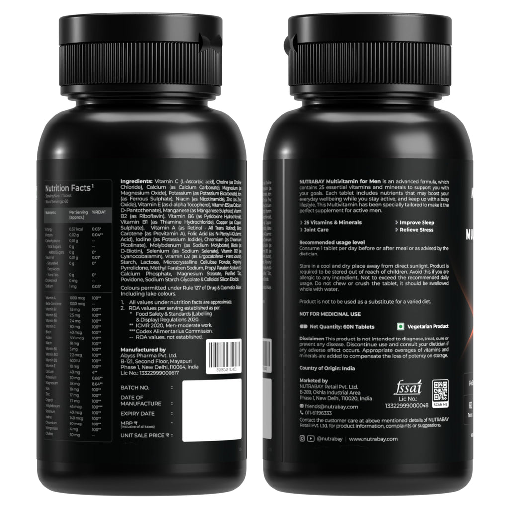 Nutrabay Multivitamin Tablets for Men