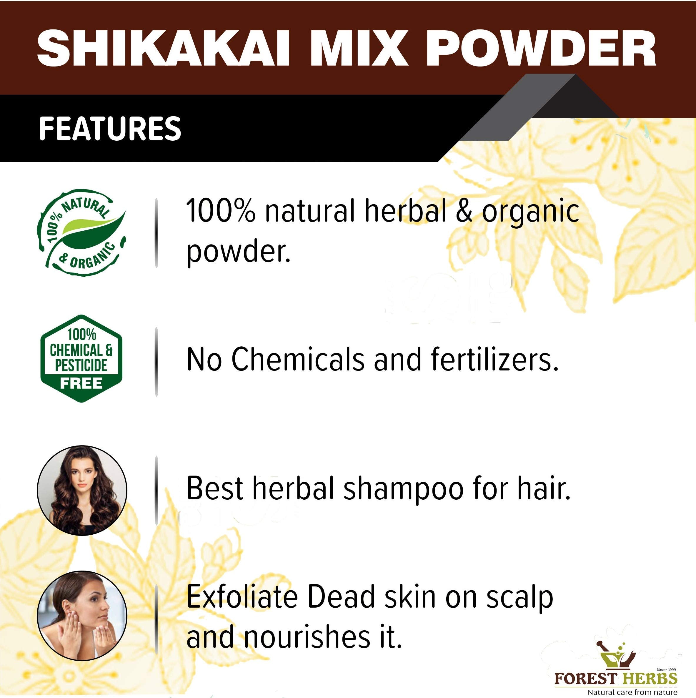 Forest Herbs Shikakai Mix Hair Care Powder