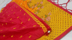 Sarvadarshi Fashion Women'S Satin Silk Blend Orange Pink Color Saree