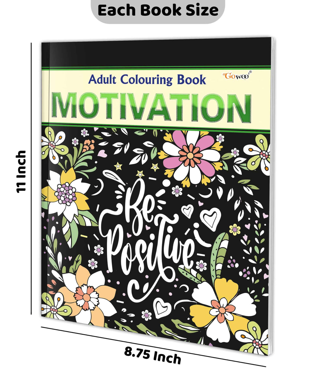 Motivation - Adult Colouring Book : Fun colouring for Kids and Adults, Creative coloring Book, Mindfulness coloring book, Relaxing coloring book