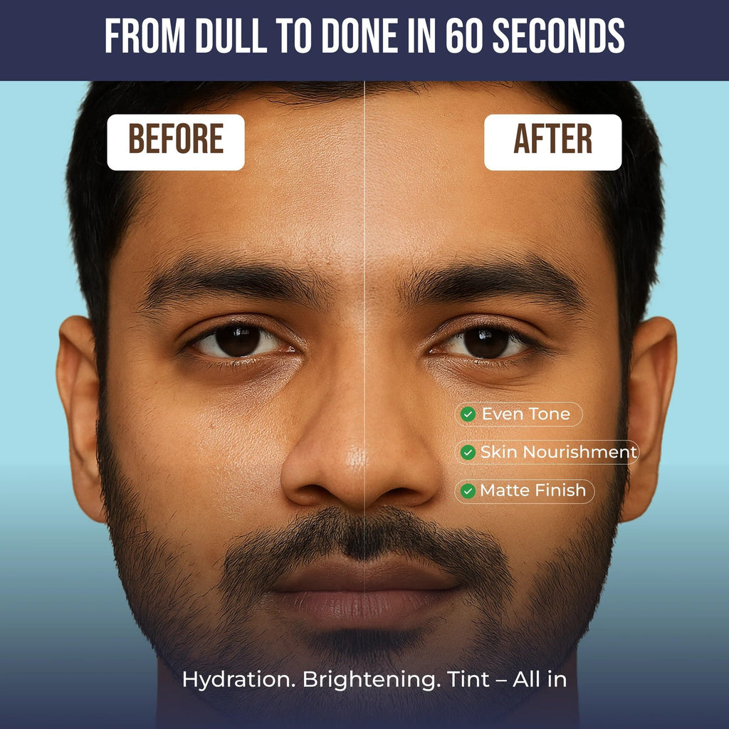 Yaan Man Tinted Navigator Moisturizer for Men With Kale Oil & Trehalose