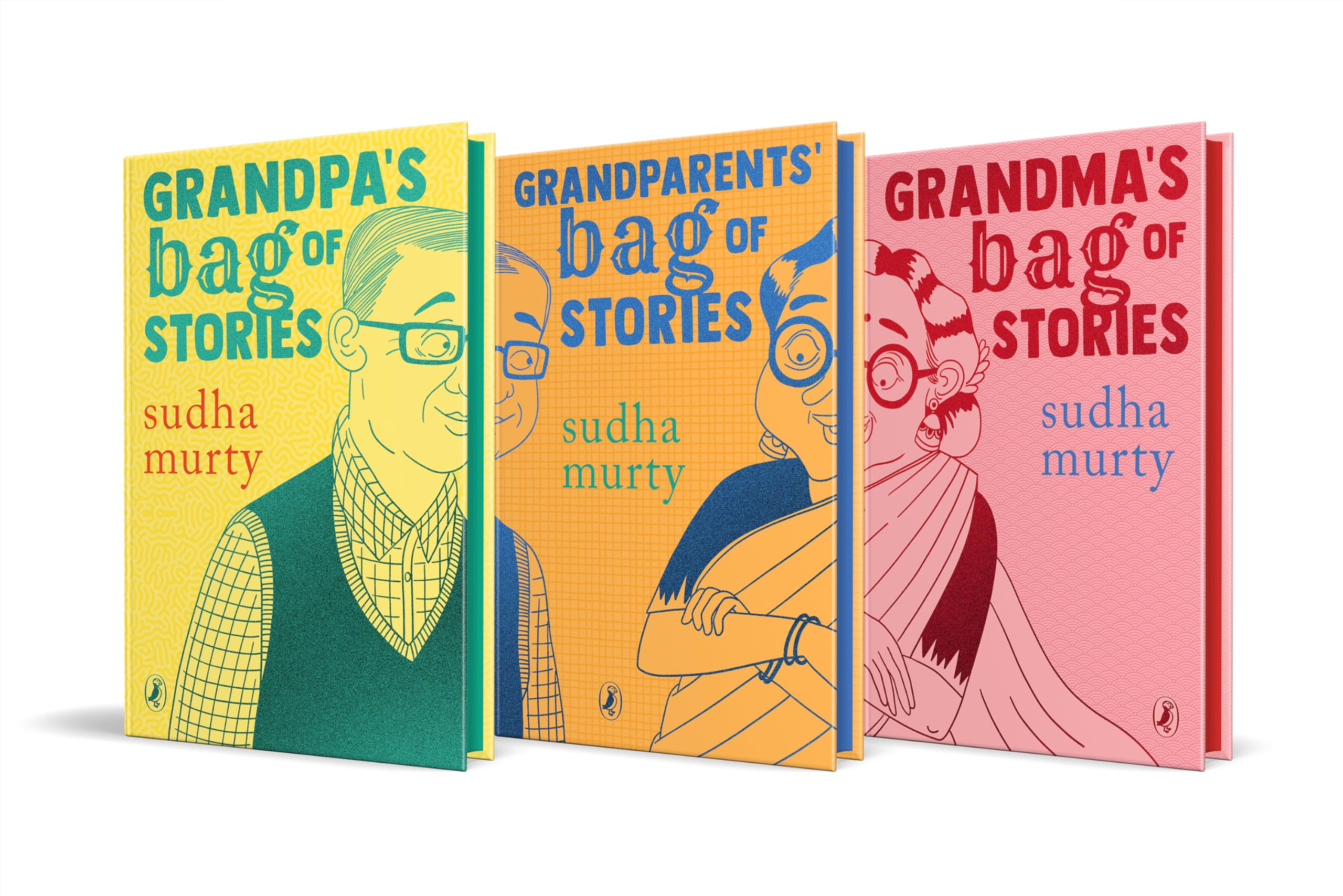 A Bagful of Stories: A Gift Edition Boxset of Grandma’s, Grandpa’s and Grandparents’ Bag of Stories by Sudha Murty
