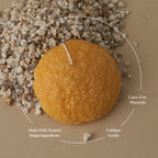 ILEM JAPAN Natural Japanese Konjac Sponge Face | Suitable For Sensitive & Dry Skin | Gentle & Non-Irritating | Remove Dead Skin Cells | 6g