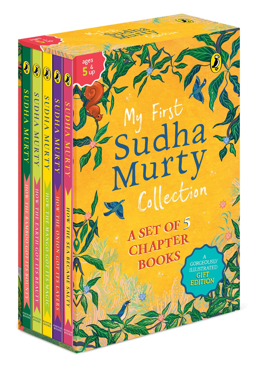 My First Sudha Murty Collection: A Set of 4 Chapter Books | Gift this full colour, illustrated storybooks set to children