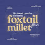 Bharat Vedica Organic Foxtail Millet Flour - Organic kangani ka Atta - Distacart