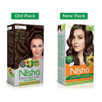 Nisha Creme Hair Color Dark Brown - Distacart