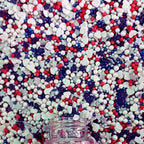 patriotic sprinkles for decoration 07 120 gm