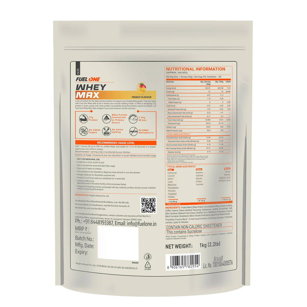 Fuelone Whey Max Whey Protein