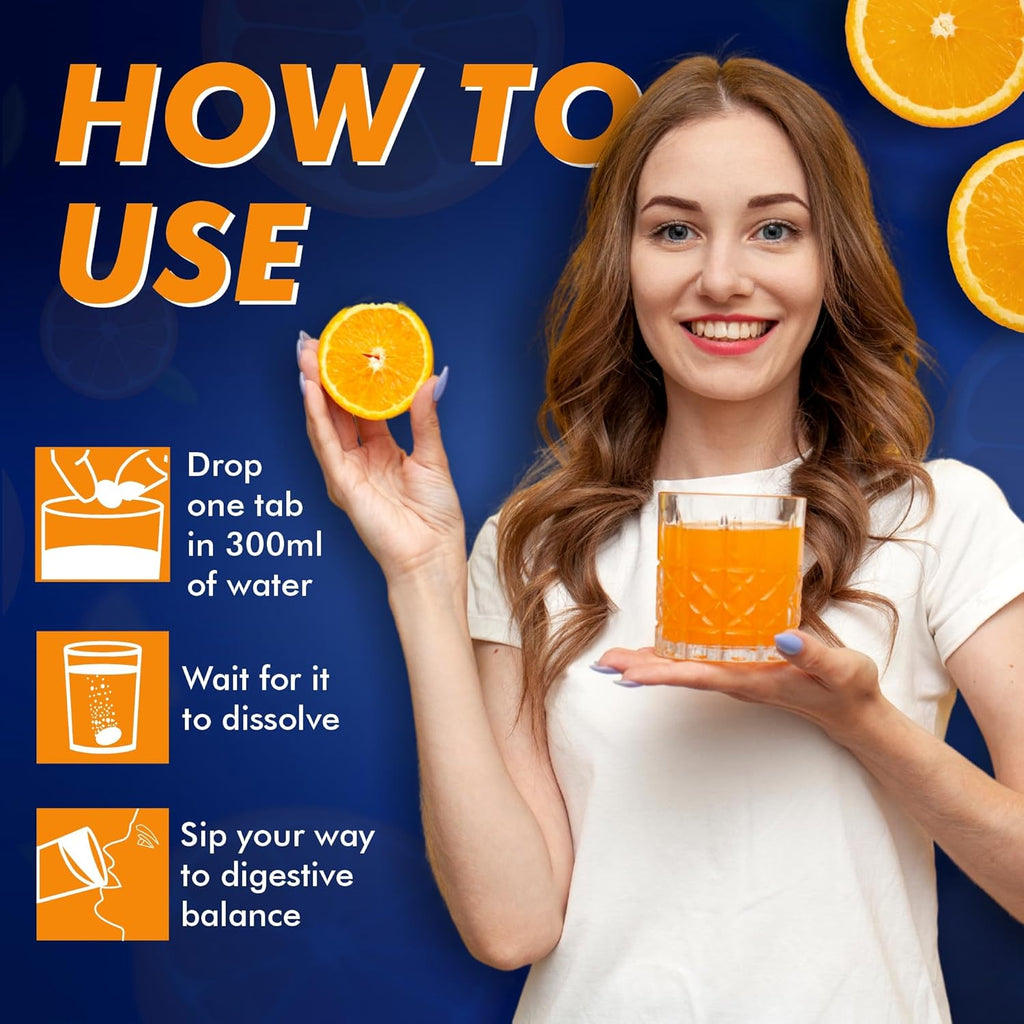 BOOSTIQ Electrolytes Effervescent Tablets - Orange Flavour