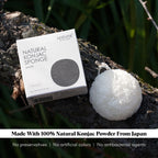 ILEM JAPAN Natural Konjac Sponge Face (White)