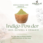 Kokila Indigo Powder 100% Naturals & Organic Hair Coloring, Protects Hair From Damage