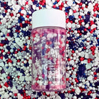patriotic sprinkles for decoration 07 120 gm