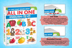 My First Giant Board Book (English-Hindi) With 31 Topics (Waterproof, Dust-Resistant, Big Fonts, Hard Laminated, Realistic Pictures, Tear Resistent) | Gift Set For Kids