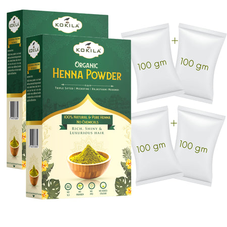 Kokila 100% Natural Organic Henna Leaves Powder For Natural Hair Color
