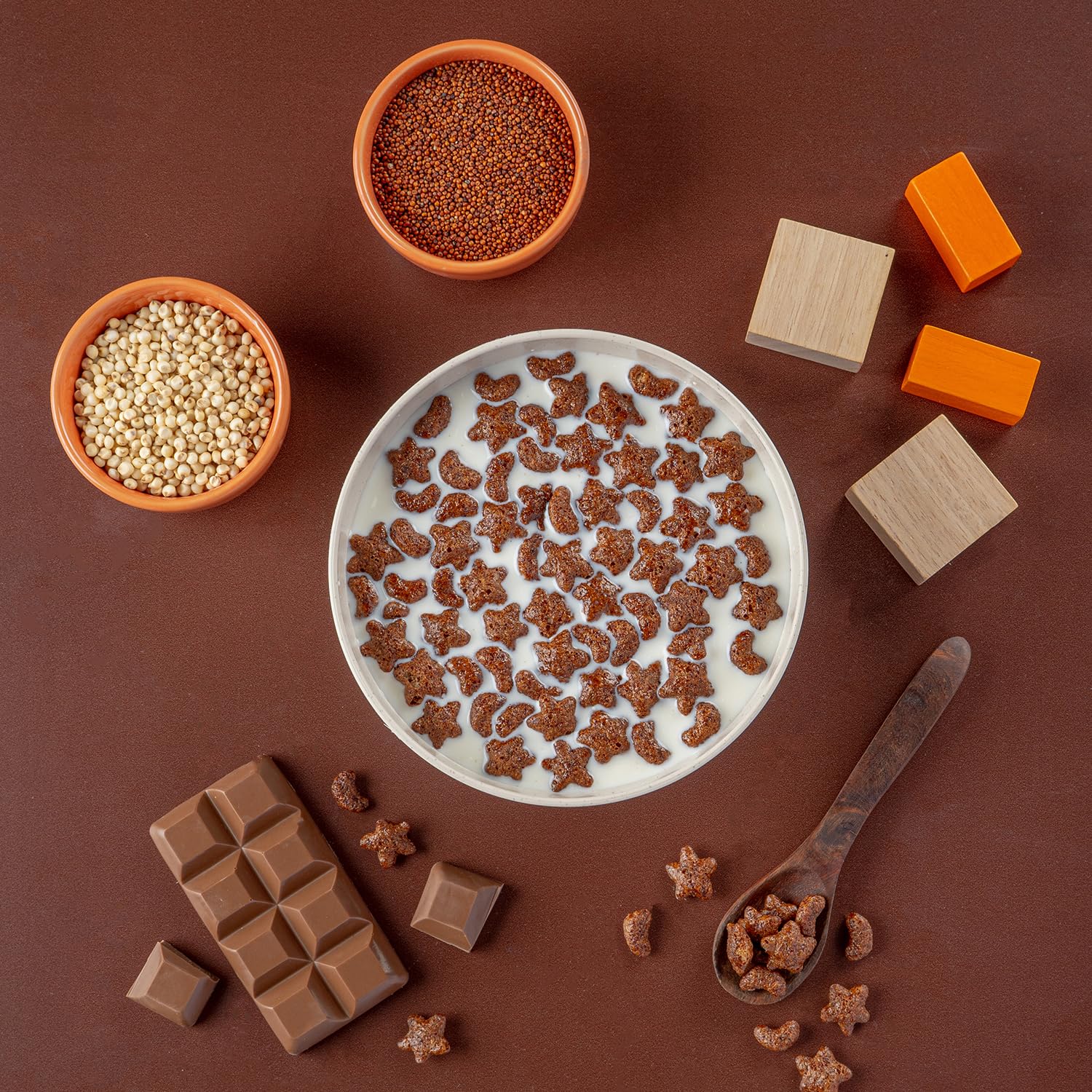 Slurrp Farm Choco Crunch - Ragi Stars and Moons - Distacart