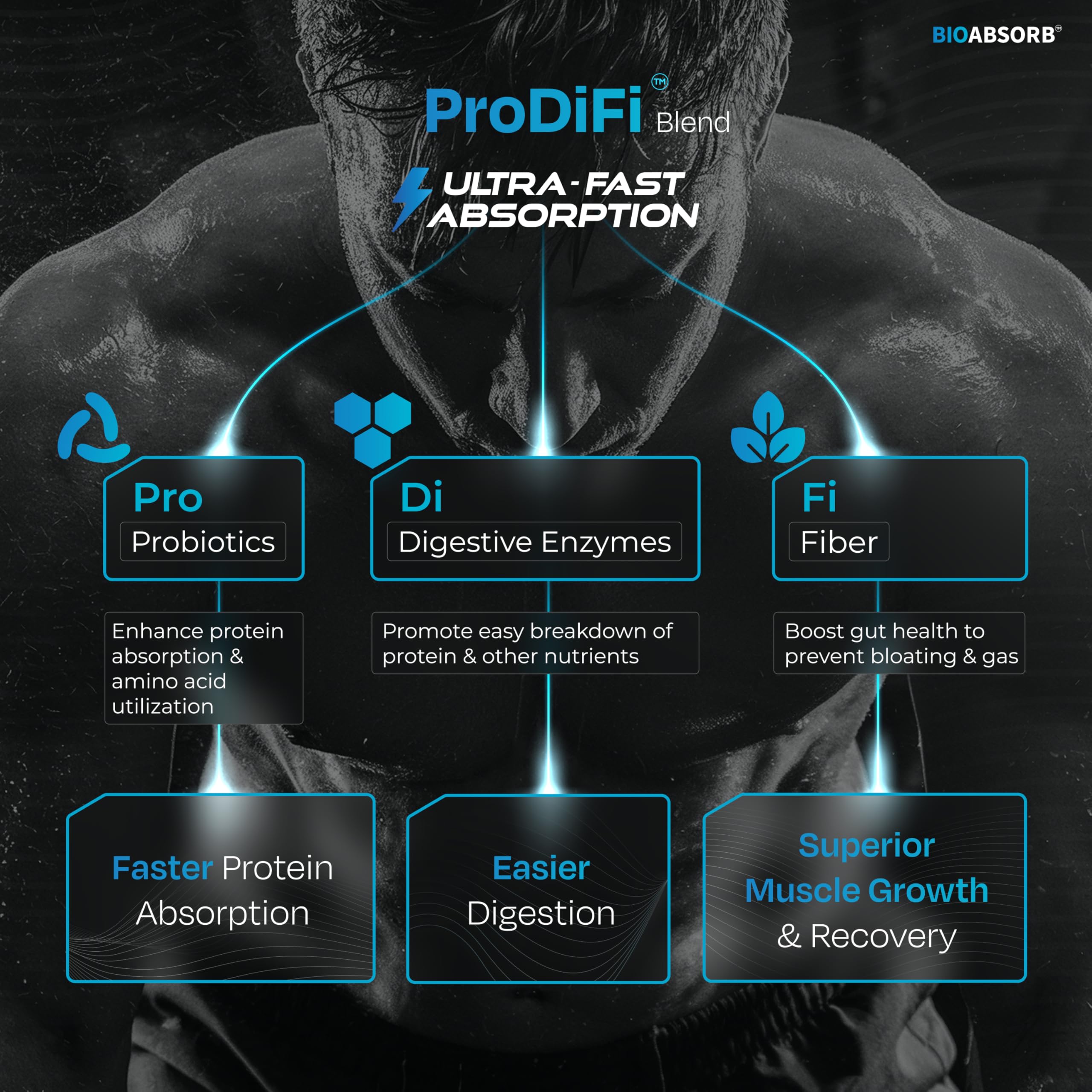 Nutrabay BioAbsorb Whey ProDiFi for Ultra-Fast Absorption - Strawberry Flavour
