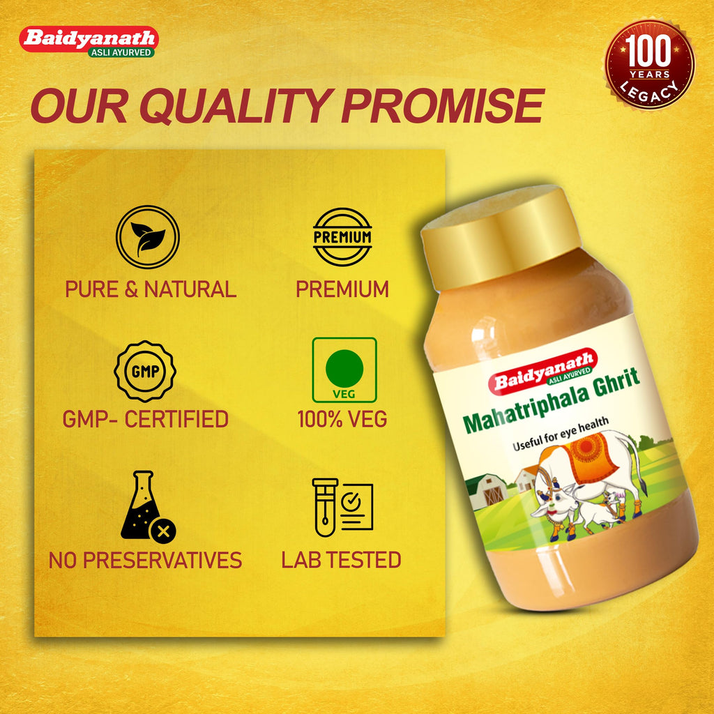 Baidyanath Mahatriphala Ghrita 100 gm - Distacart
