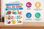 My First Giant Board Book (English-Hindi) With 31 Topics (Waterproof, Dust-Resistant, Big Fonts, Hard Laminated, Realistic Pictures, Tear Resistent) | Gift Set For Kids