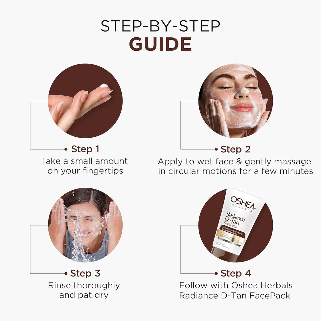 Oshea Herbals Radiance D-Tan Face Wash