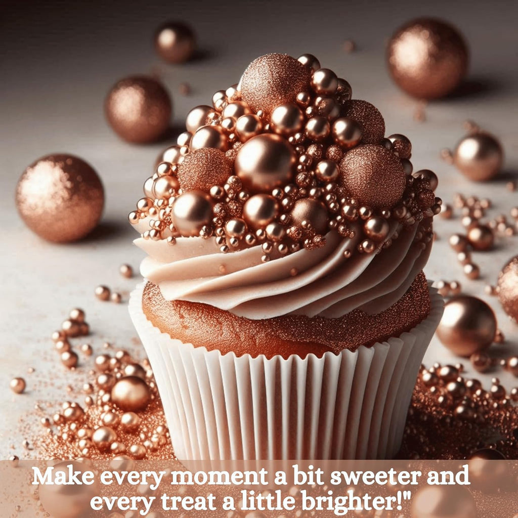 bronze sprinkles bottle for decoration bottle 100 g