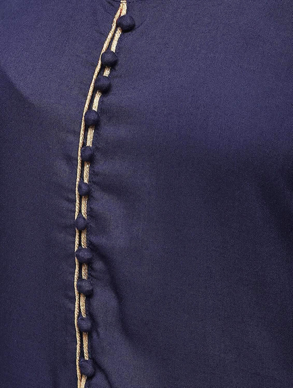 Cheera Straight Kurta With Bell Sleeve Gotta Work Design And Straight Gotta Work Plazo Pant