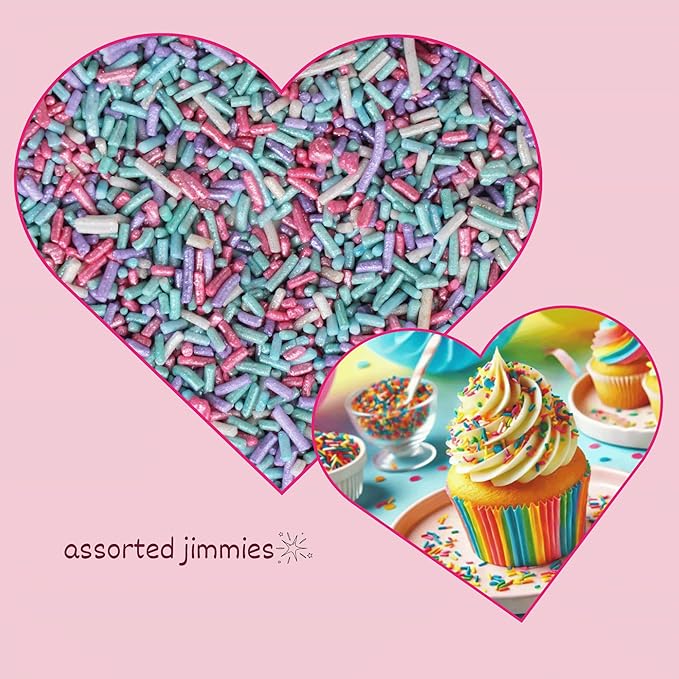 rainbow sprinkles for decoration 07 100 g