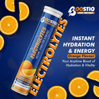 BOOSTIQ Electrolytes Effervescent Tablets - Orange Flavour