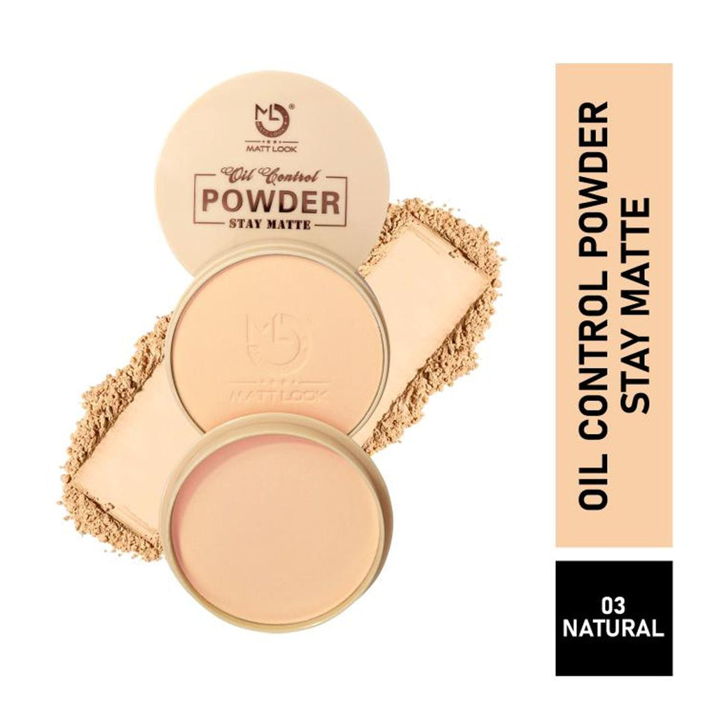 Matt Look CC Oil Control Stay Matte Powder - Natural