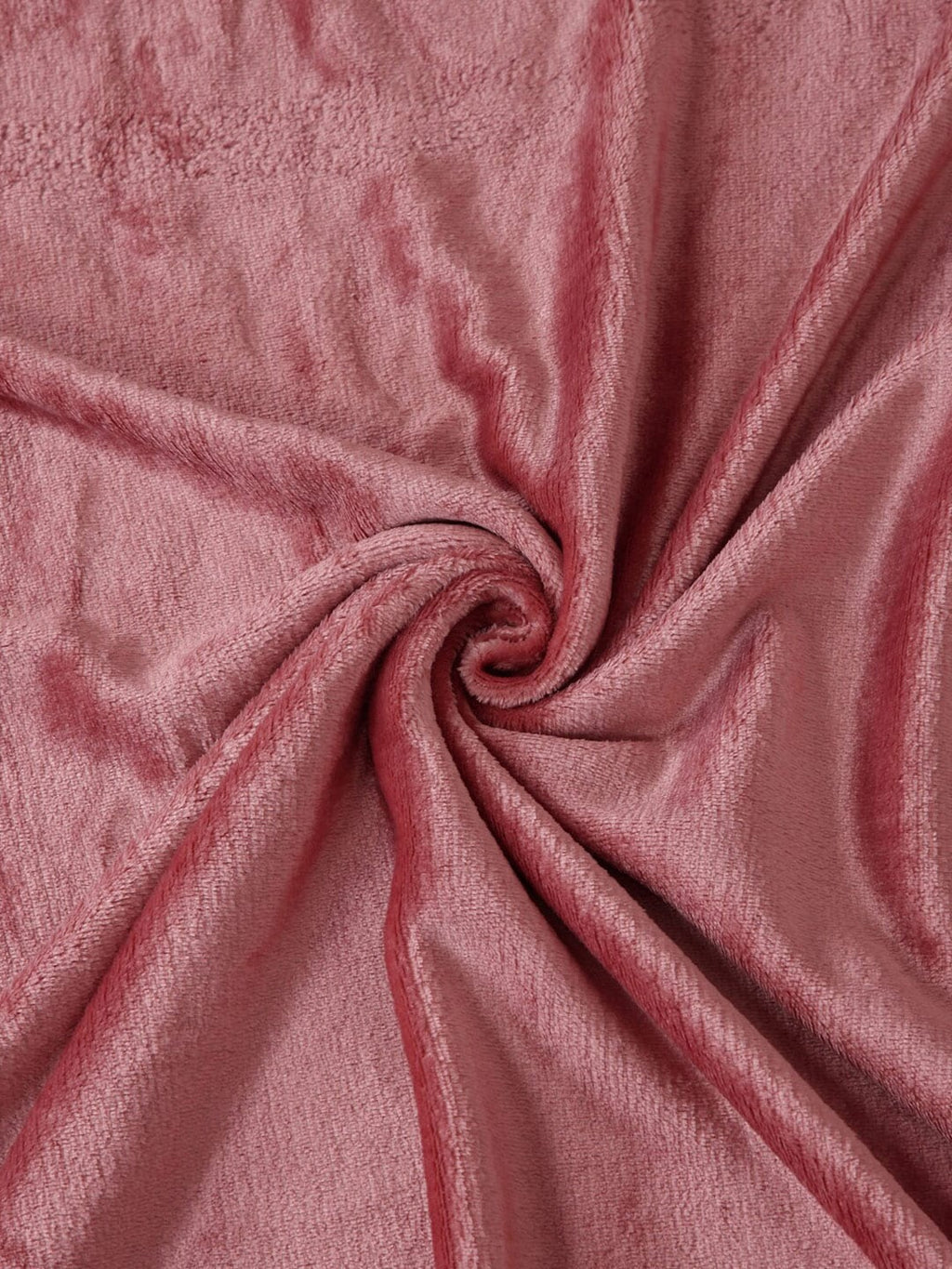 KLOTTHE Rust-Red Abstract Woolen 300TC King Fitted Bedsheet With 2 Pillow Covers