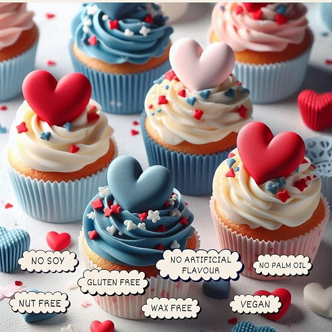patriotic sprinkles for decoration 05 120 gm