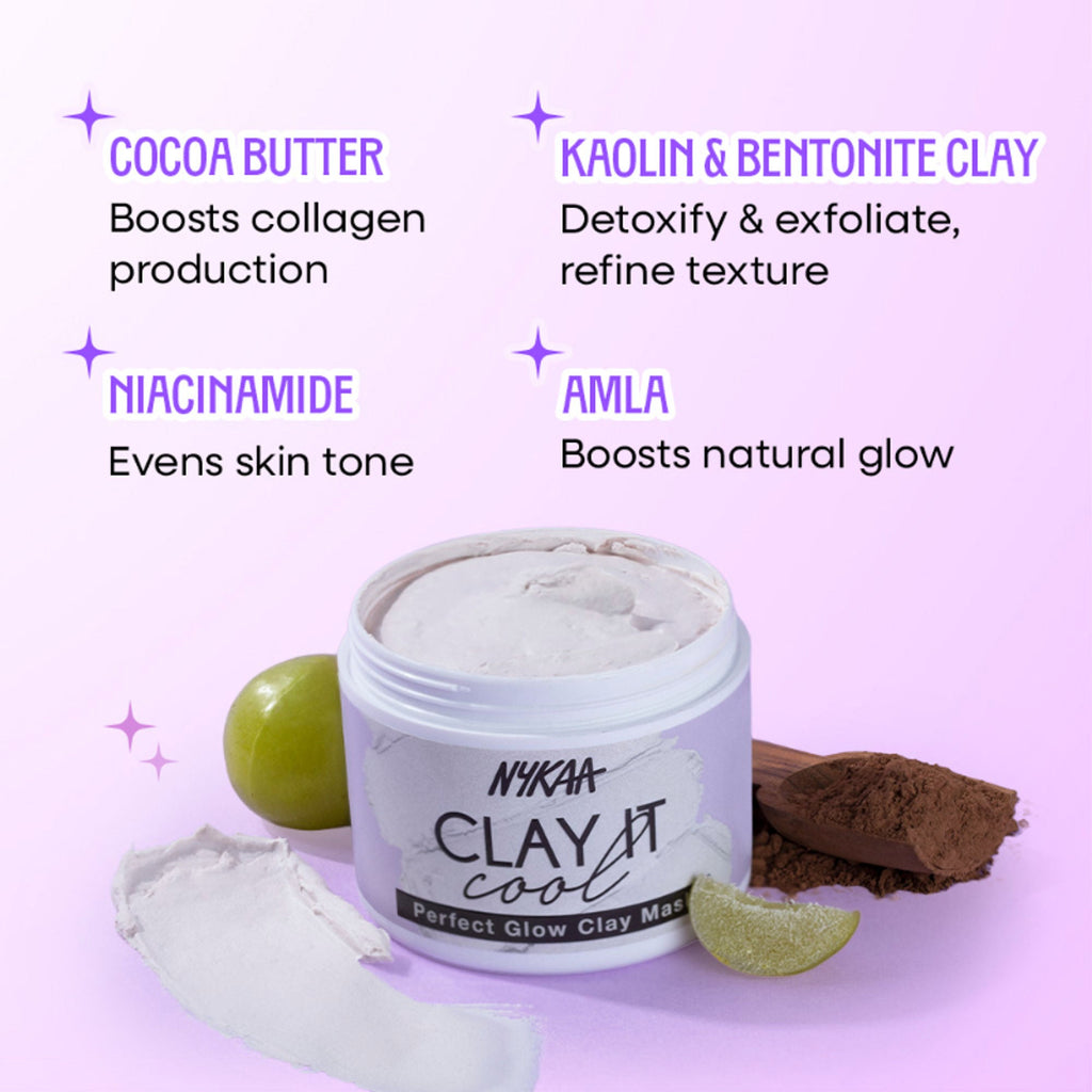 Nykaa Clay It Cool Clay Mask - Perfect Glow