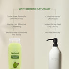 Naturali Dandruff Defence Shampoo with Tea Tree Oil & Cactus Extracts