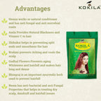 Kokila 100% Natural & Herbal Henna Mehandi Powder With 6 Ayurvedic Herbs, Organic Hair Colour