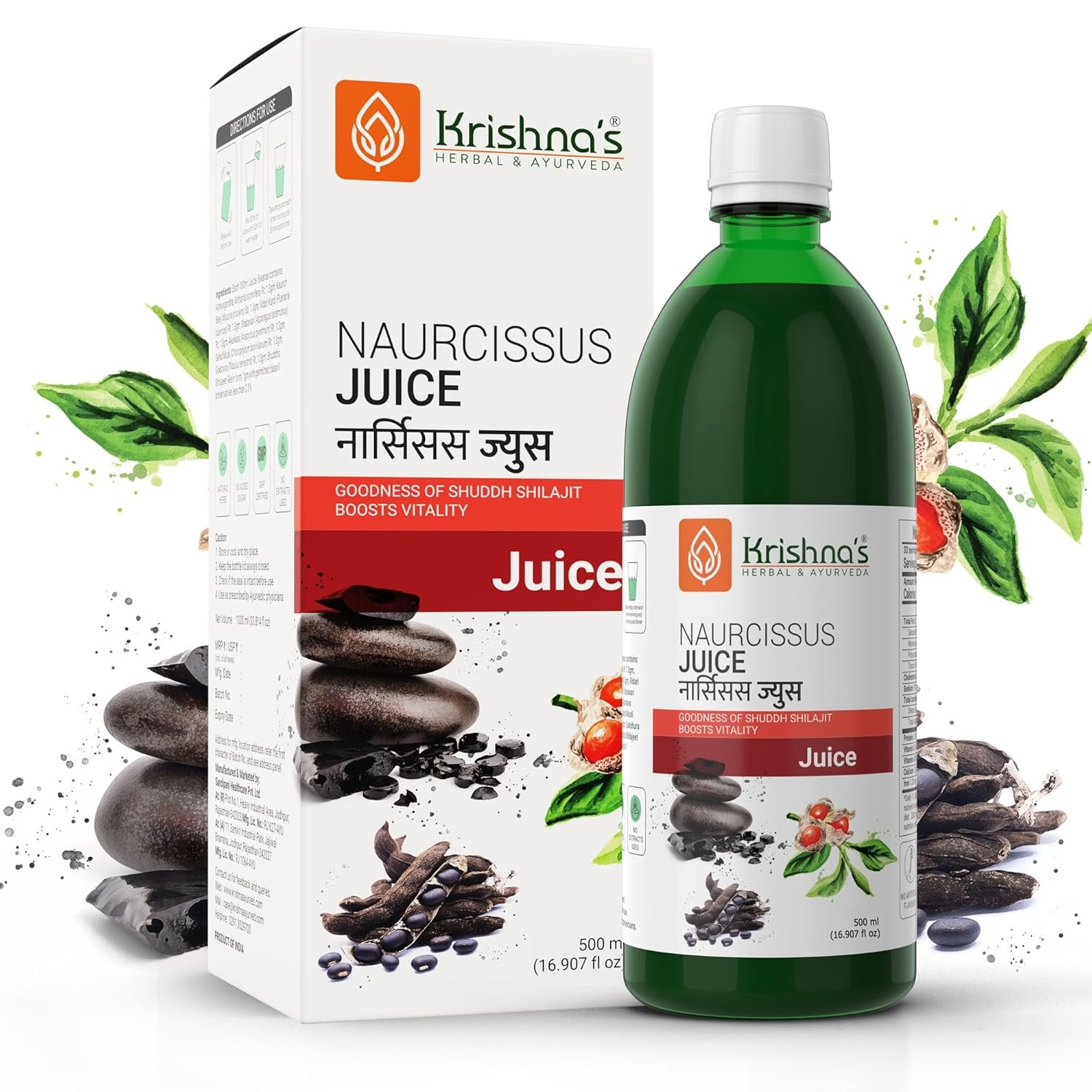 Krishna's Herbal & Ayurveda Naurcissus Tonic - Distacart