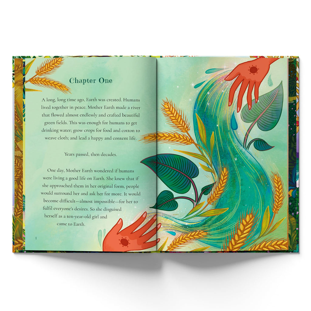 How the Earth Got Its Beauty: Puffin Chapter Book: Gorgeous new full colour, illustrated chapter book for young readers from ages 5 and up by Sudha Murty