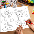 GRAND - 365 Colouring Book :- learn with colouring, creative learning for toddlers, preschool colouring book, educational book for kids, toddler fun book, simple colouring book for kids