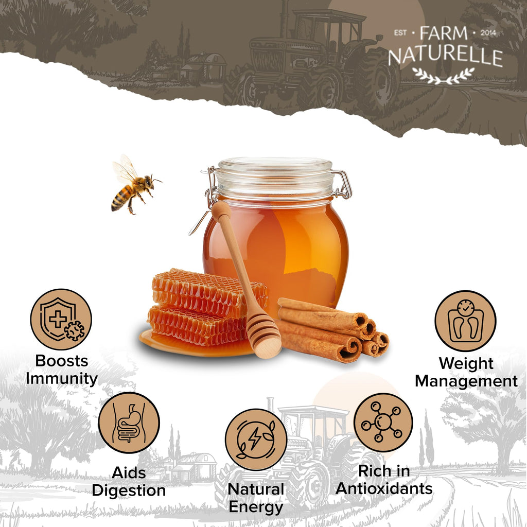 Farm Naturelle Immunity Herbs Infused In Wild Forest Honey
