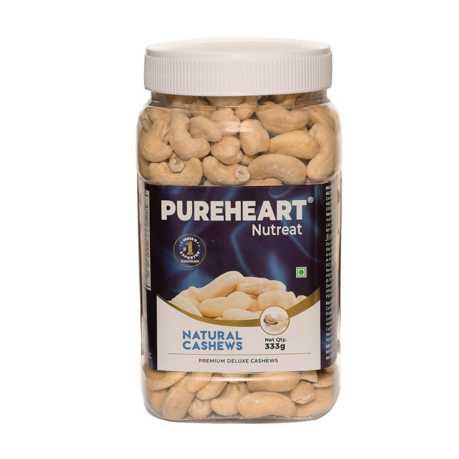 Pureheart Nutreat Natural Cashews - Distacart
