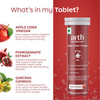 Arth Apple Cider Vinegar Effervescent Tablets